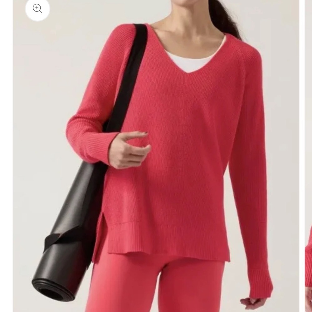 Athleta V-Neck Sweater - Picture 3 of 9